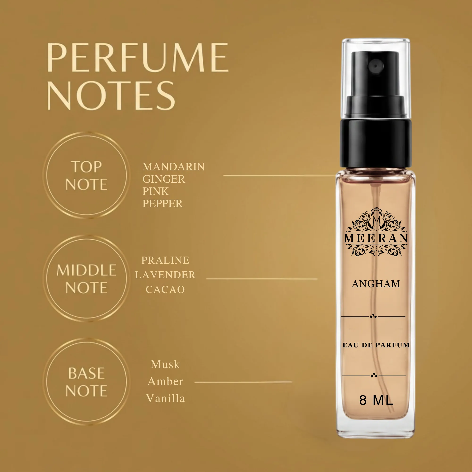  Angham (8ML) Eau de Parfum Spray for Unisex | Decanted From Original Bottle