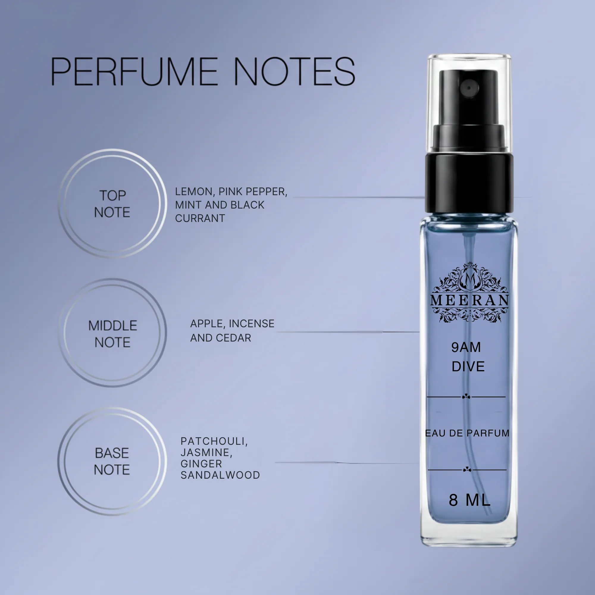  Afnan 9am Dive EDP for Men 8ml
