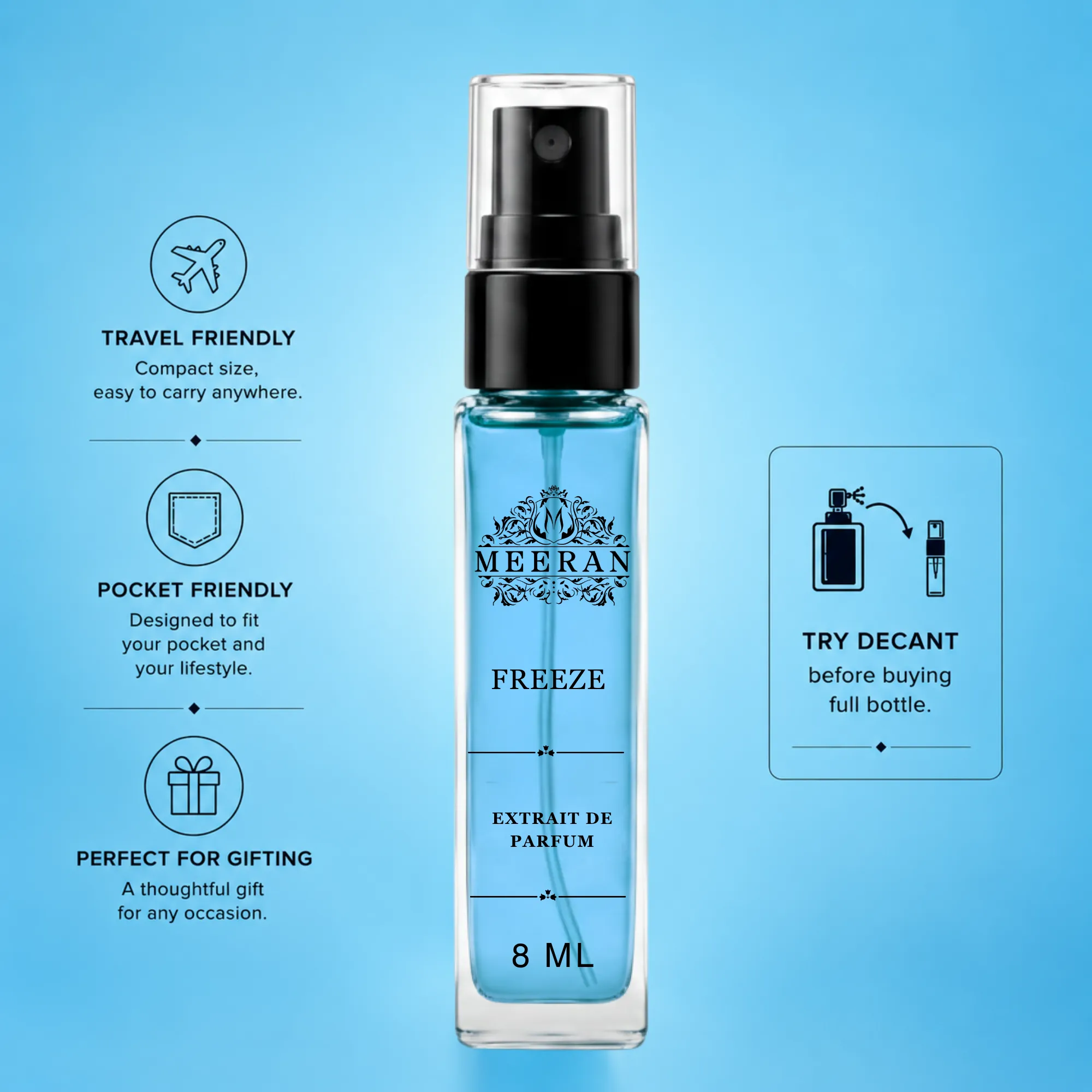  Riiffs Freeze 8ml Extrait De Parfum For Man & Woman