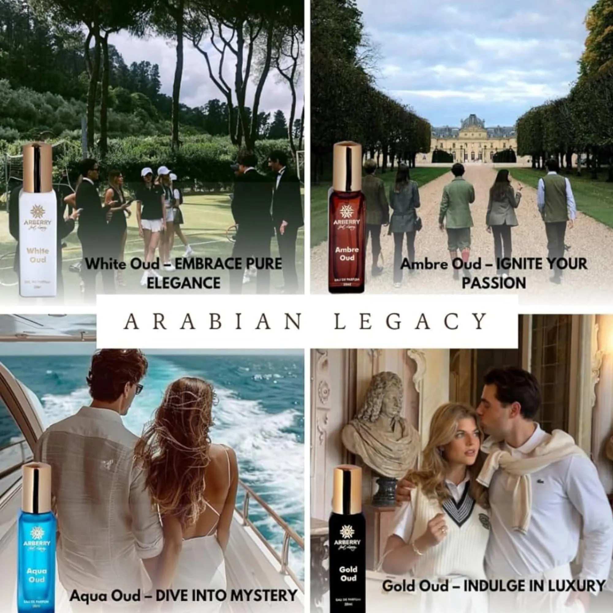  ARBERRY ARABIAN LEGACY 4X20ML COMBO UNISEX EDP 80ML