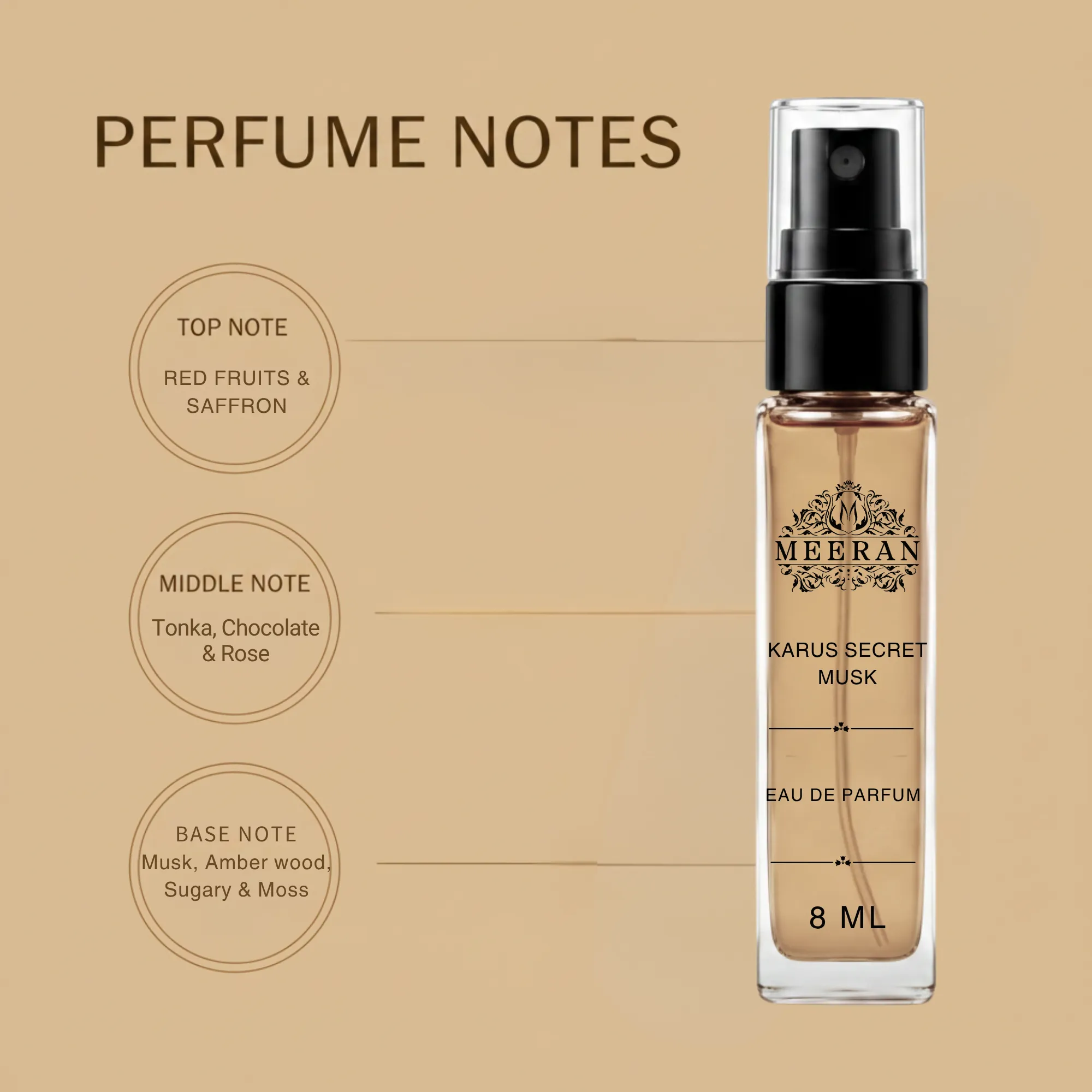  Khadlaj Karus Secret Musk 8ml EDP For Men And Women